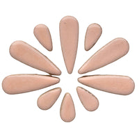 Ceramic Teardrops Pale Pink