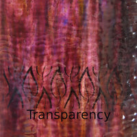 Glasplaat Walnoot Golvend Wazig