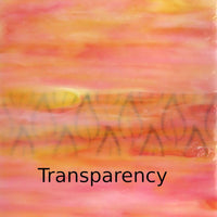 Glass Plate Pink Lemon Marble