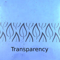 Glasplatte Gebleichtes Blau