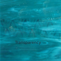 Glasplaat Donker Cyaan Wazig