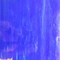 Glass Plate Cobalt Iridescent
