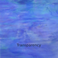 Glass Plate Marbled Blue Pearl