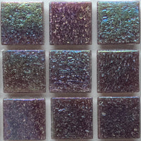 Iridescent Glass Mosaic 20mm Mangosteen