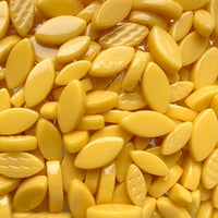 Mosaiksteinen Elipsenform Glas Goldrute