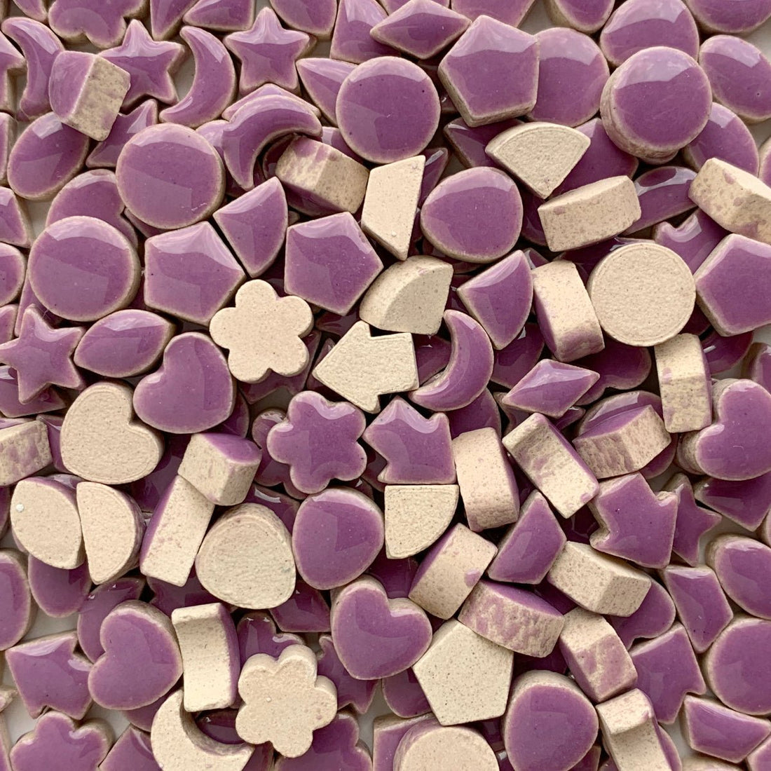 Verre Mosaique - glass mosaic -Glasmosaik-glasmozaïek-Charms Mini Paars - mosaicshop