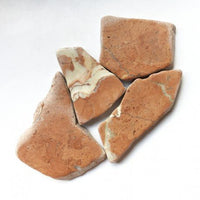 Verre Mosaique - glass mosaic -Glasmosaik-glasmozaïek-Marmer Polygoon Rosso Verona - mosaicshop