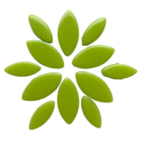 Verre Mosaique - glass mosaic -Glasmosaik-glasmozaïek-Ottoman Bloemblaadjes Groenzuur - mosaicshop