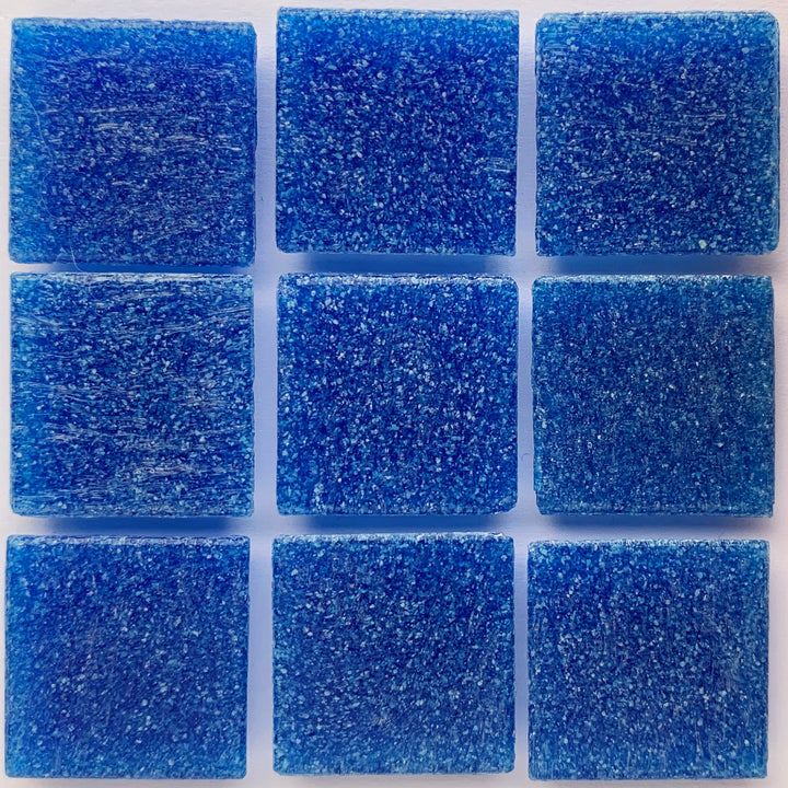 Murano glasmozaiek blauw 2x2cm