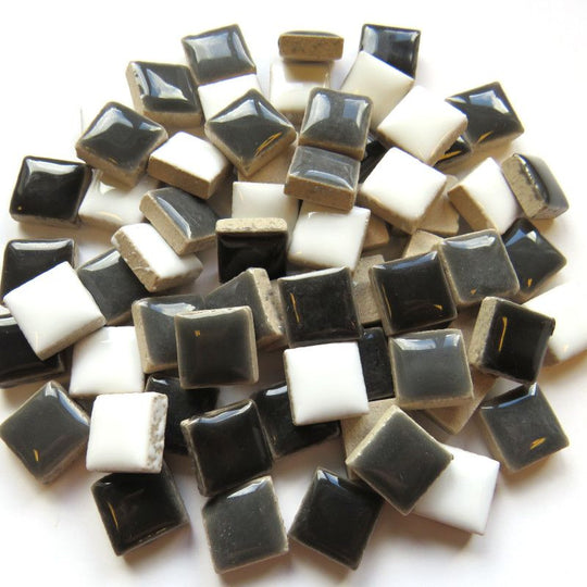 Ceramic 12mm Gray-White Mix
