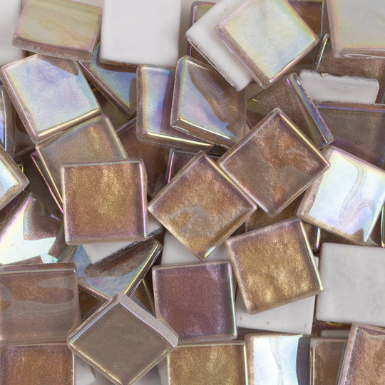 Crystal Golvend Iriserend 20mm Goudbes