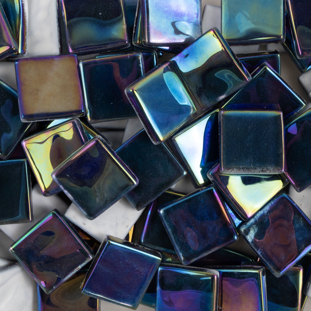 Crystal Golvend Iriserend 20mm Donkerblauw
