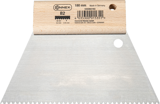 Connex – Paca zębata do kleju – 180 mm – B2 2,9 × 2,7 mm