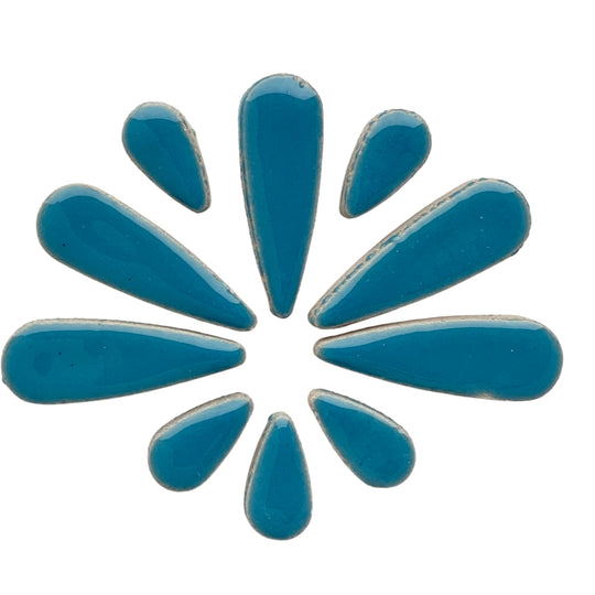 Mosaiksteinen Tropfen  Blau