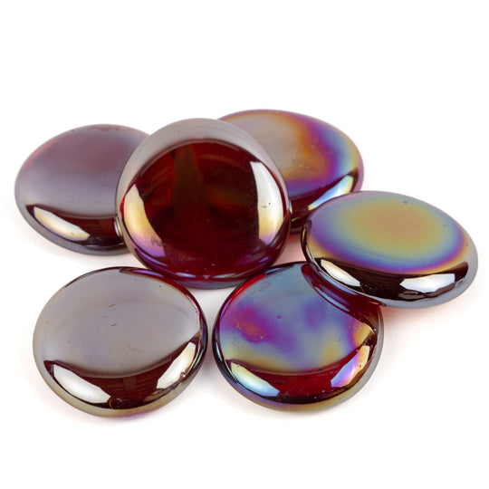 Glasnuggets XL 30-36mm Diamant Rot