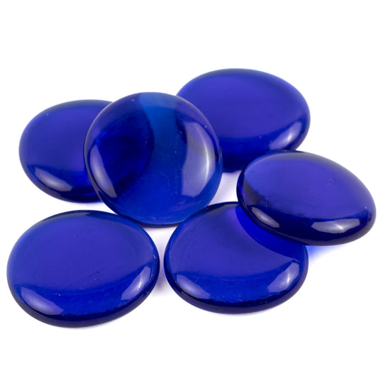 Glasnuggets XL 30-36mm Kristallblau