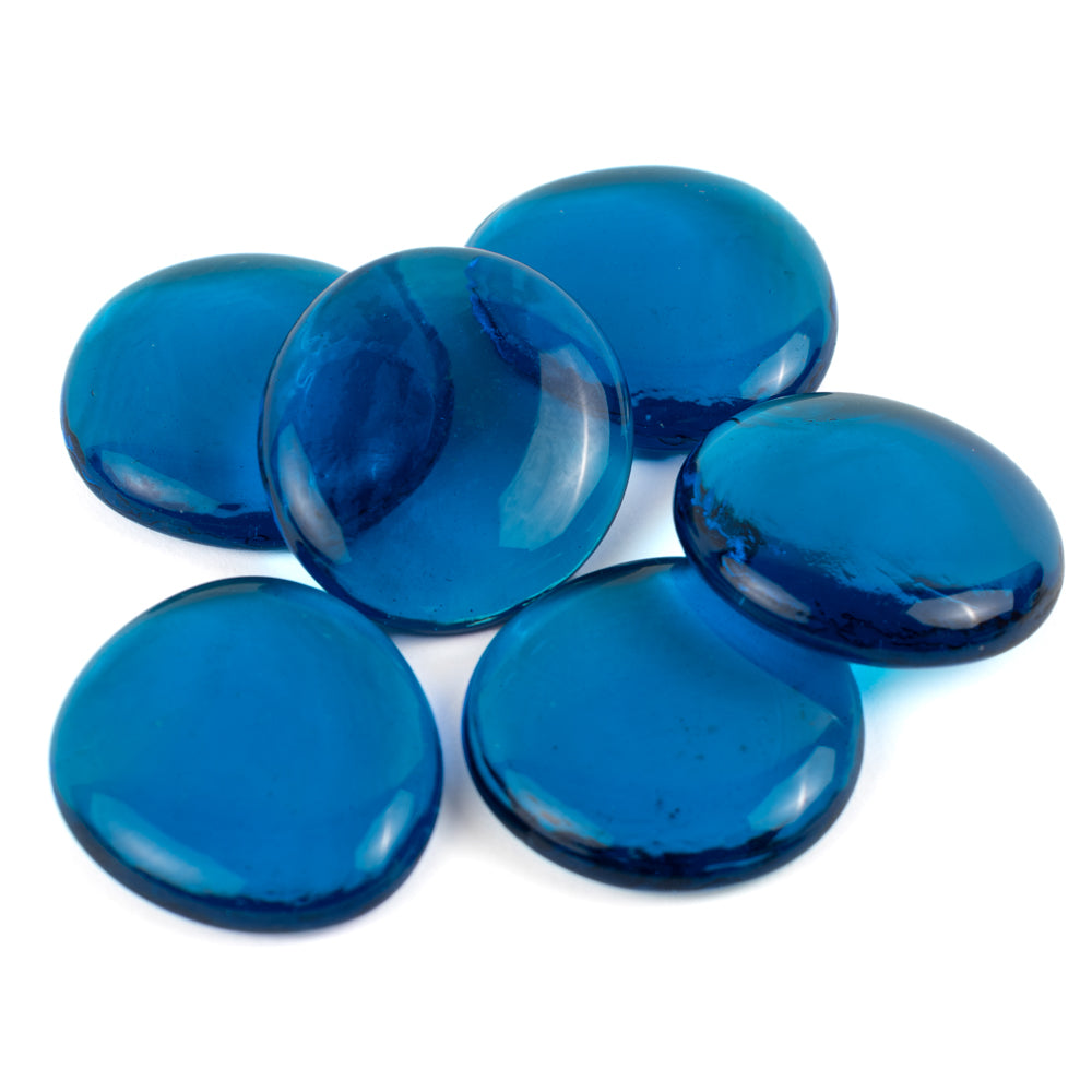 Glasnuggets XL 30-36mm  Kristalltürkis