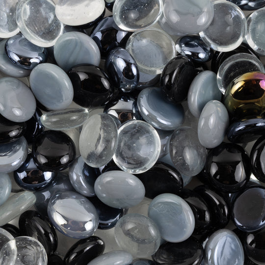 Glass Nuggets 16-20mm  Blue Mix