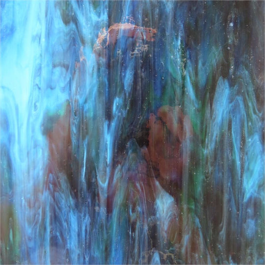 Glass Plate Indigo Mist