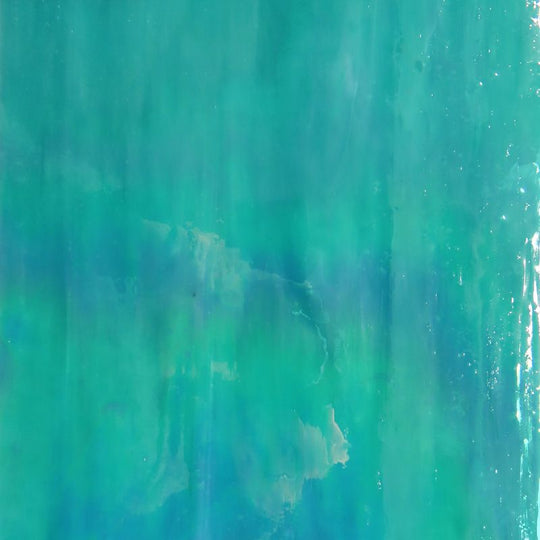 Glasplatte Meeresgrün Perlmutt