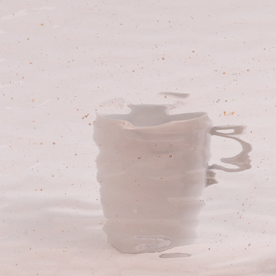 Glasplatte Rosa Sanfte Wellen