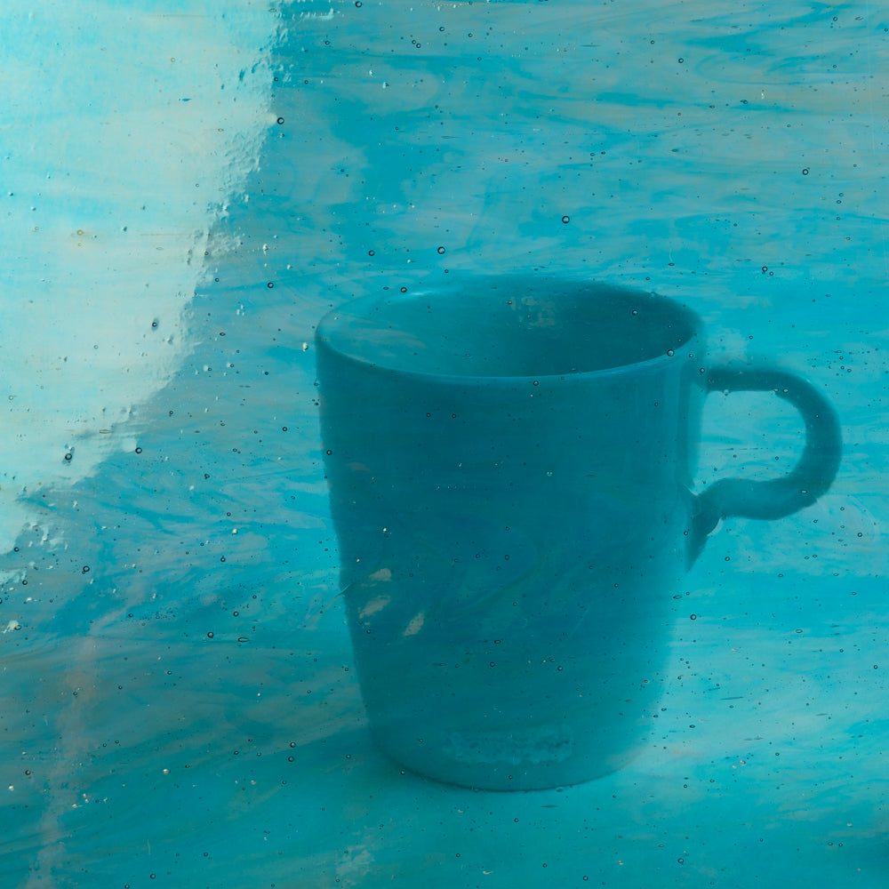 Packshot Glass Plate– teal – 15cmX19cm