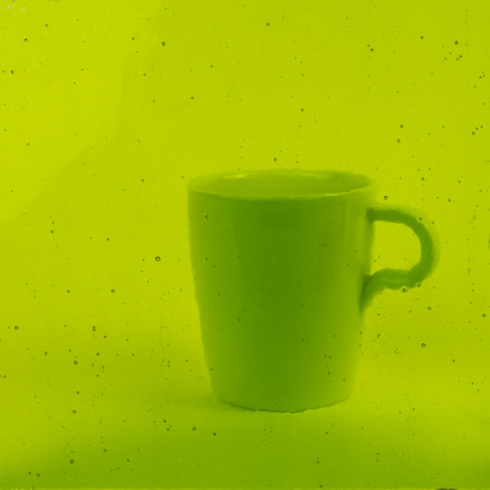 Glasplatte Tiefes Limette