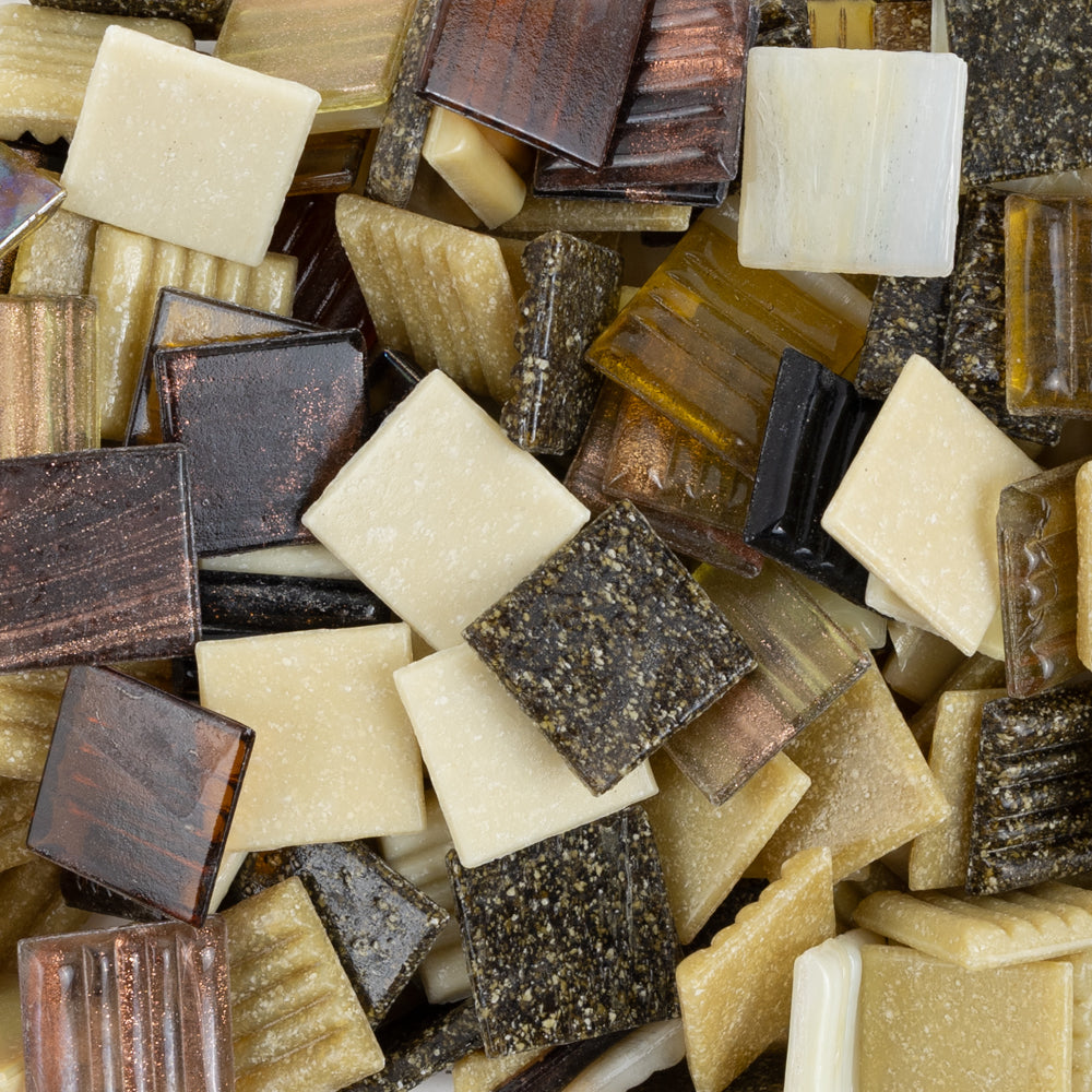 Glass Mosaic Herbs Mix 20mm