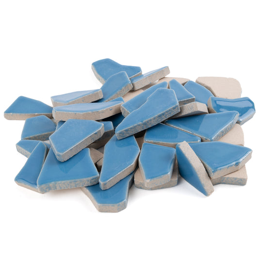 Keramik Mosaik Puzzle  Weiß