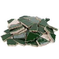 Keramik Mosaik Puzzle  Weiß