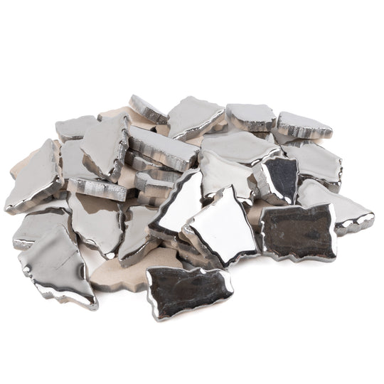 Keramik Mosaik Puzzle  Weiß