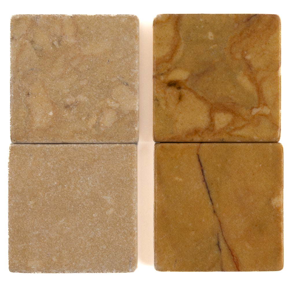 Marble 20x20mm  Jade Gold