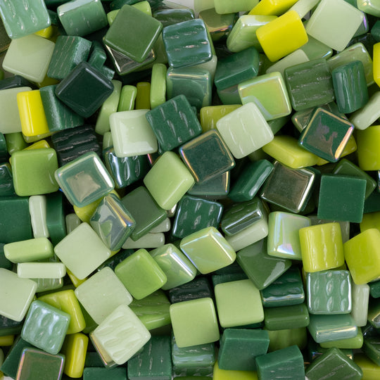 Ottoman 12mm Groen Mix
