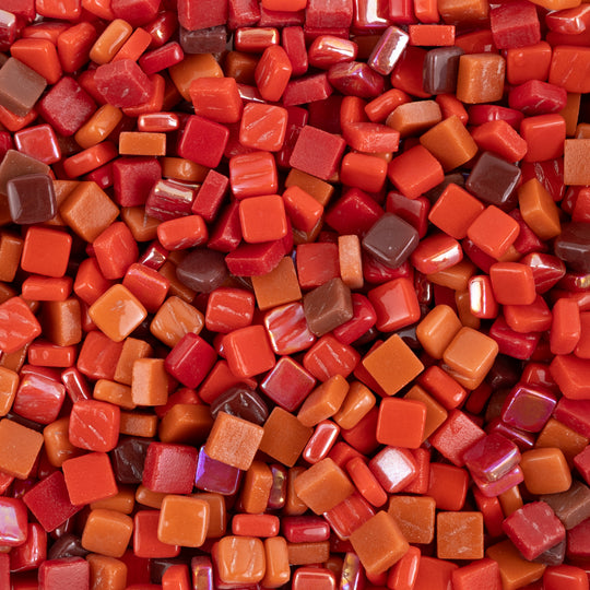 Ottoman 8mm Red Mix