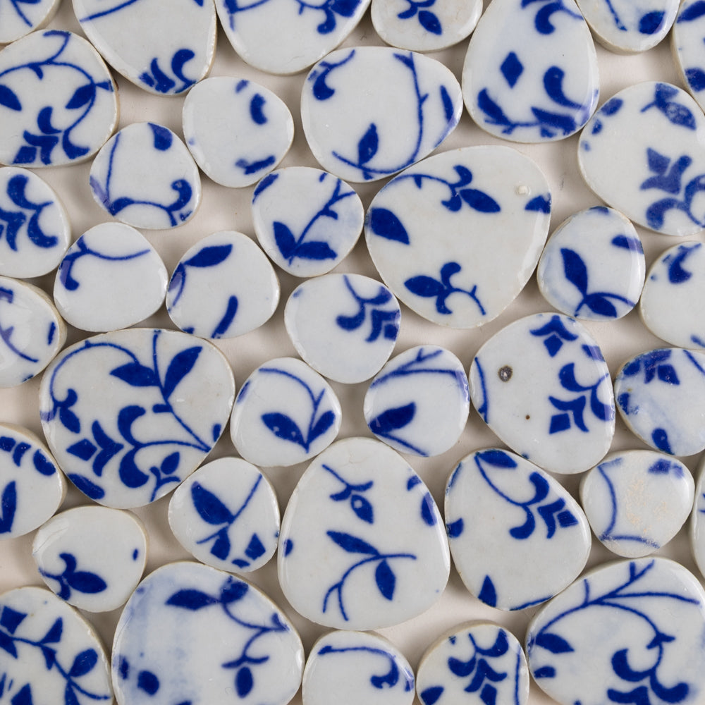 Pebbles  Blue Scroll (Loose)