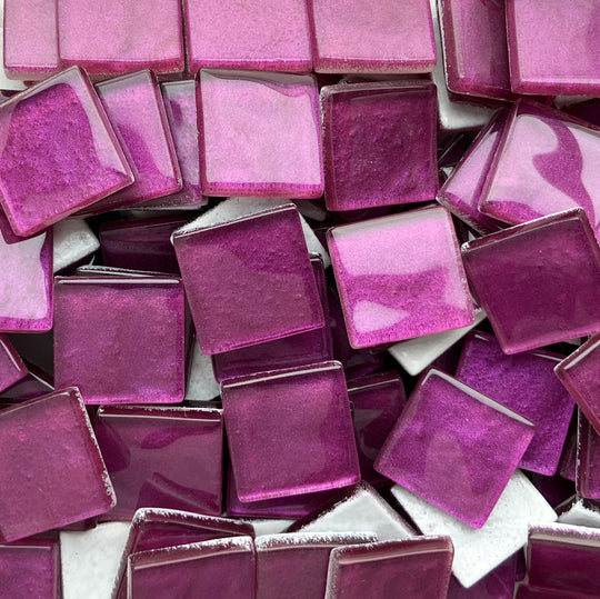 Crystal Fusion Wavy 20mm Raspberry