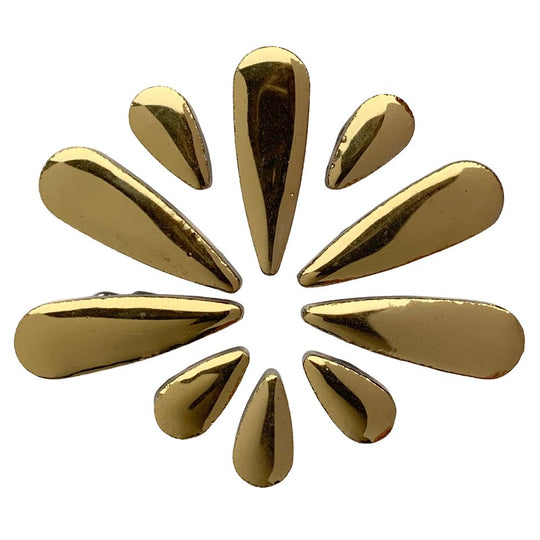 Mosaiksteinen Tropfen  Gold