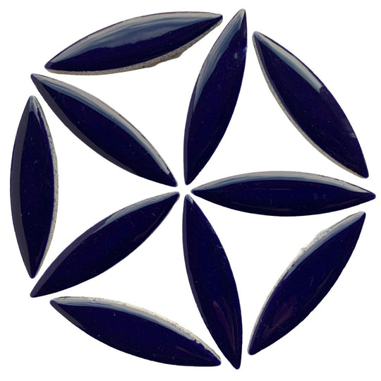 Mosaiksteinen Ellipse  Indigo