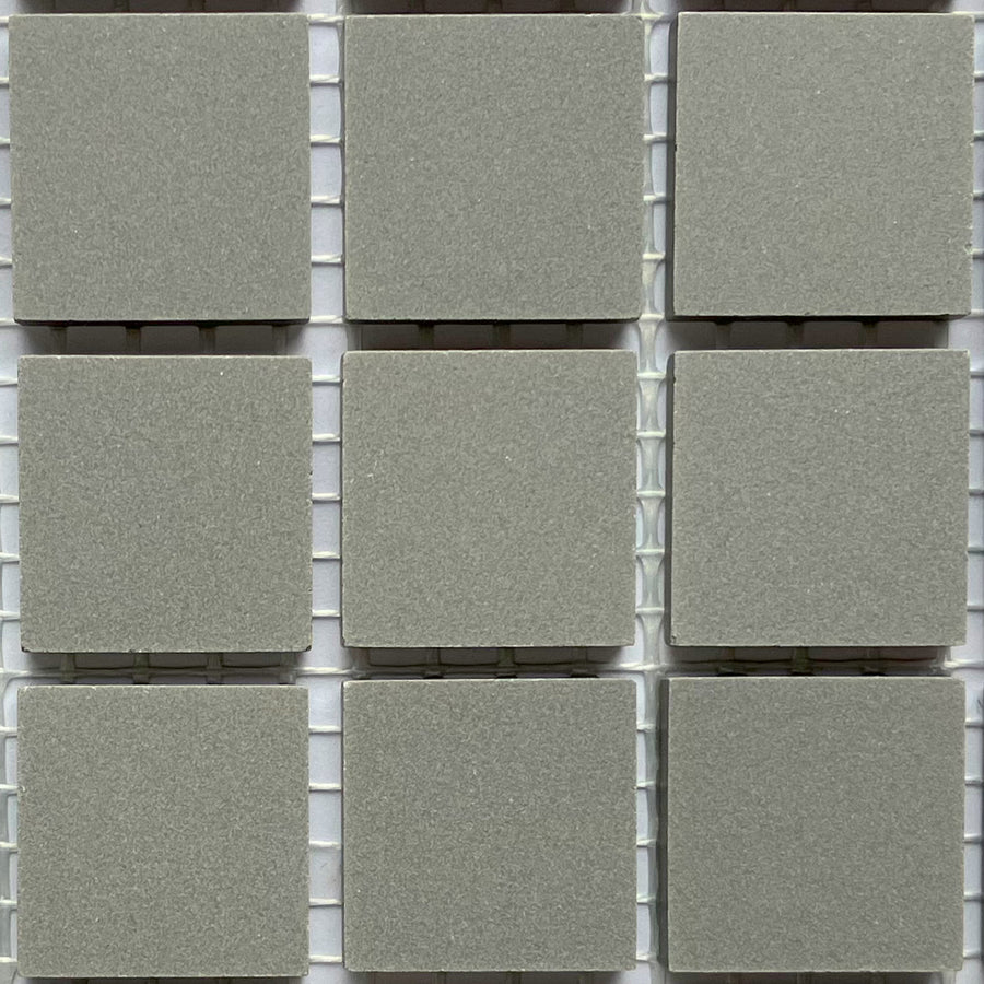 Winckelmans Ardoise – matte Mosaikfliesen im Format 20x20 mm auf Netz