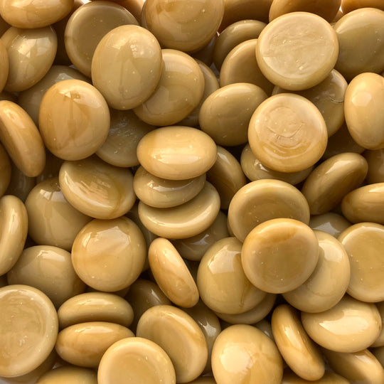 Glass Nuggets 16-20mm  Cream