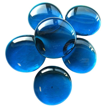 Glass Nuggets XL 30-36mm Turquoise Crystal