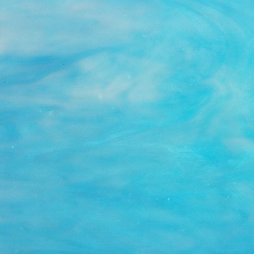 Glasplatte Hell Opal Türkis