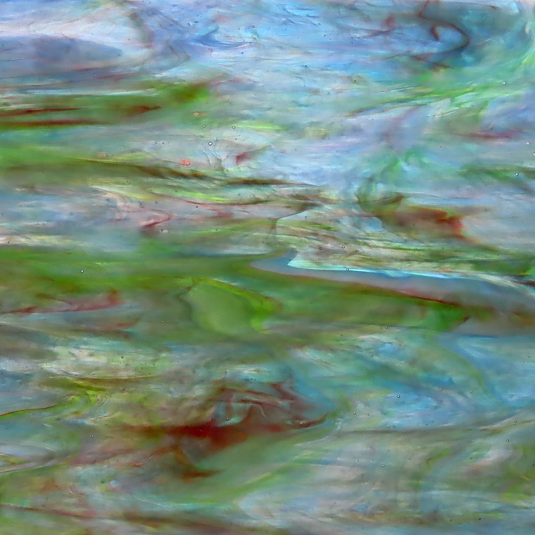 Glasplaat Groen Indigo Water