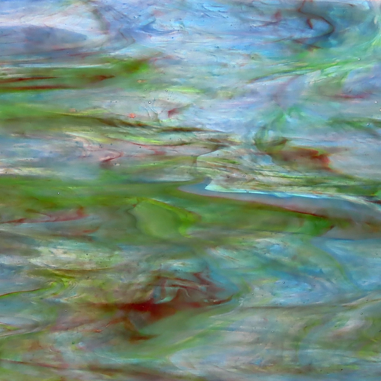 Glasplaat Groen Indigo Water