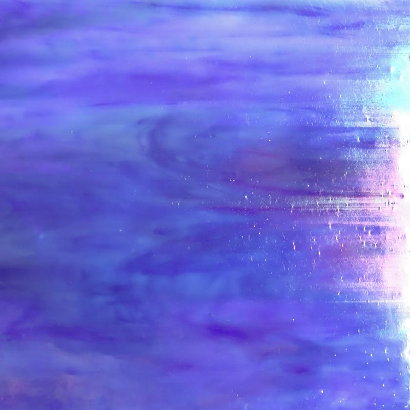 Glasplaat Amethistblauw Iriserend