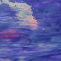 Glasplaat Amethistblauw Iriserend