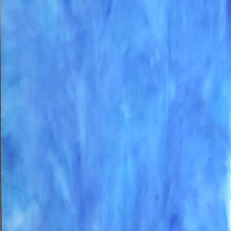 Glass Plate Soft Blue Opal