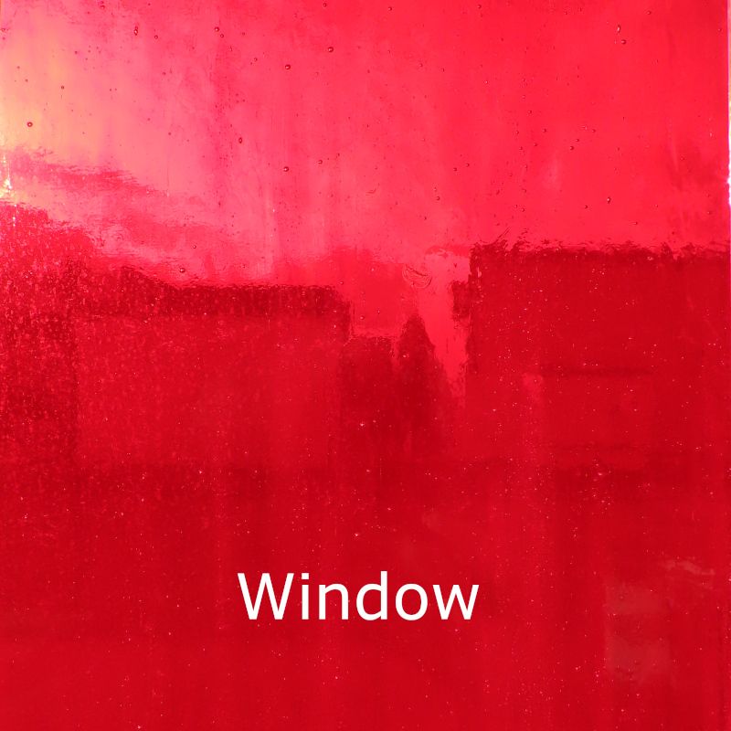 Glasplaat  Scharlaken