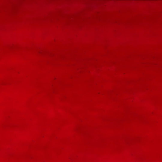 Glass Plate Bright Cherry Red