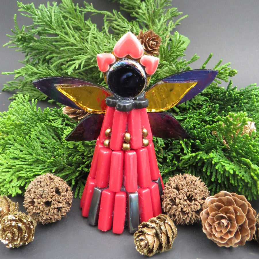 Weihnachtsengel Rot (3 Stück)